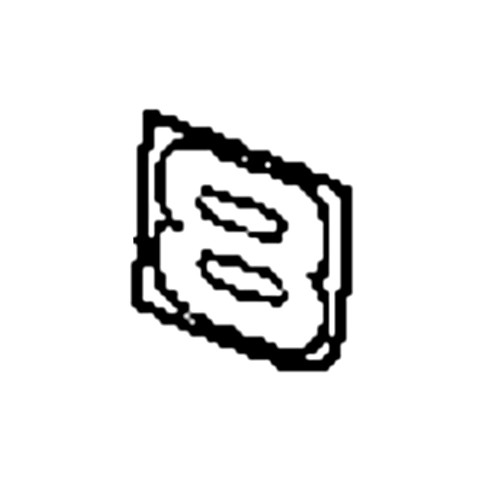 87121-ZW8-S01 - Mark Rear (8) - Honda Original Part