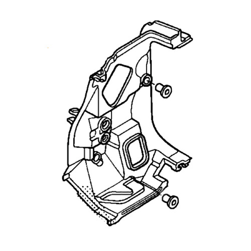 19641-Z44-A30 Shroud L - Honda Genuine OEM Part