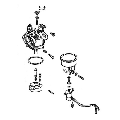 16100-ZF6-D42 - Carburetor (Be50A C) - Honda Original Part