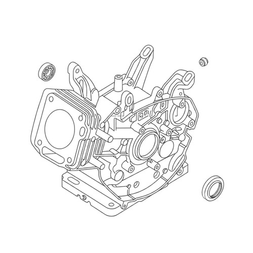 Honda 12000ZH9409 Cylinder Assembly Original Mower Part