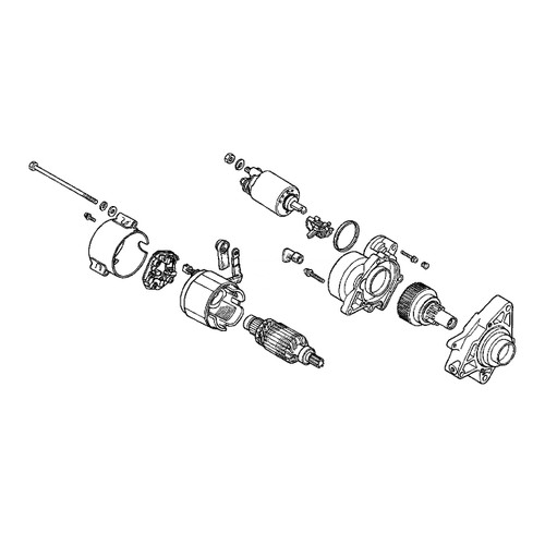 31210-ZG3-804 - Starter Motor Assembly - Honda Original Part