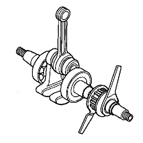 13310-Z3F-306 - Crankshaft - Honda Genuine OEM Part