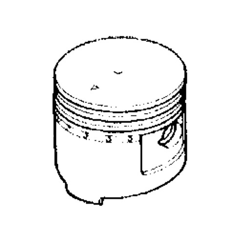 13103887000 Piston (Os 0.50) Honda Genuine OEM Part - NO LONGER AVAILABLE
