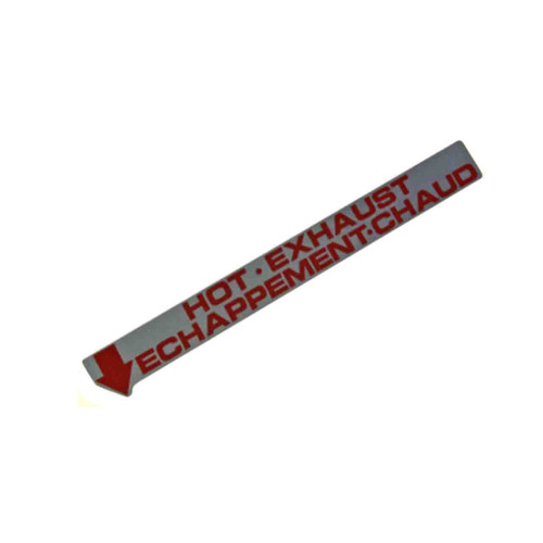 87539-898-620 - Mark Exhaust Caution - Honda Original Part