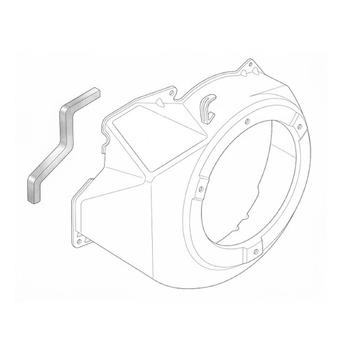 Honda 19610ZE2H90ZB Cover Fan R280 Original Mower Part