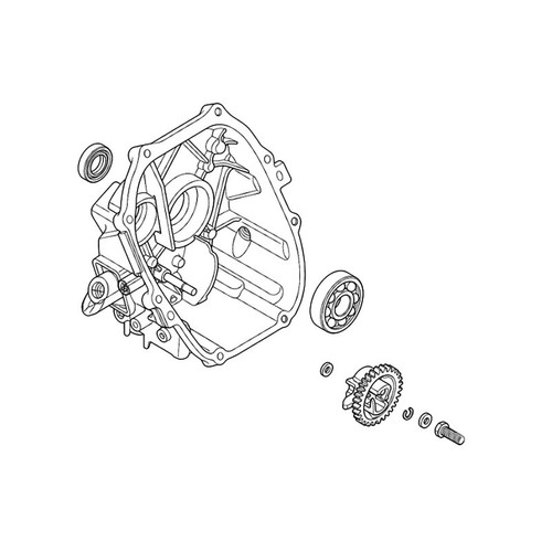 Honda 11300Z0DQ10 Cover Assembly Crankcase Original Mower Part