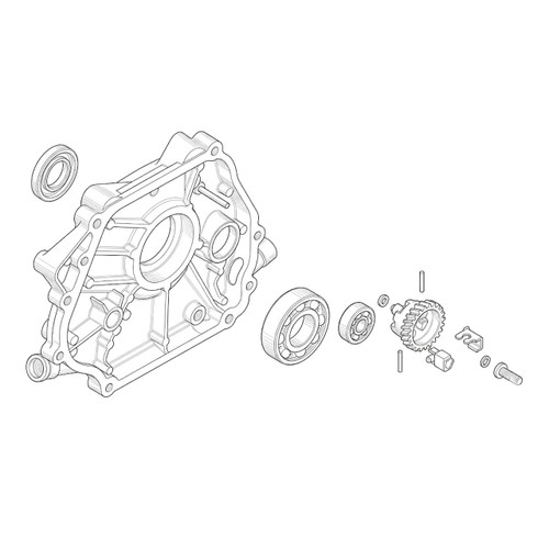 Honda 11300ZH9S50 Cover Crankcase Original Mower Part