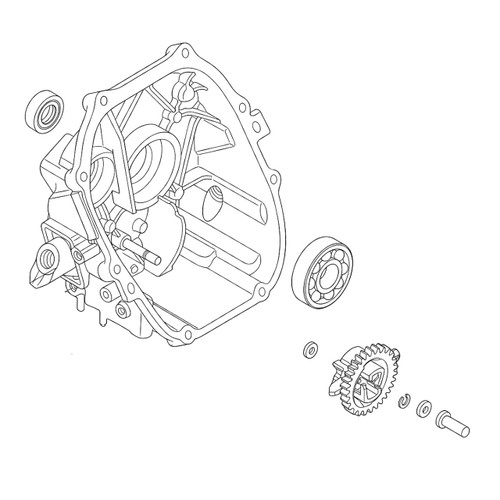 Honda 11300Z4E305 Cover Crankcase Original Mower Part
