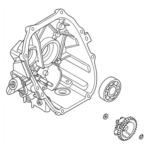 Honda 11300Z0D418 Cover Crankcase Original Mower Part