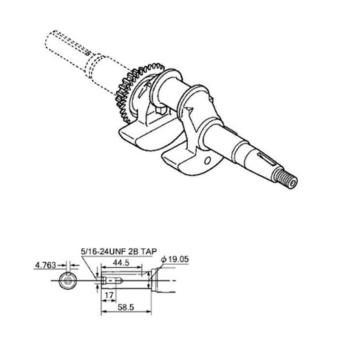 06131-Z8C-W00 - Crankshaft Kit - Honda Original Part