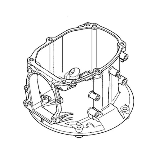 11100-Z9L-415 - Crankcase (0000) - Honda Original Part