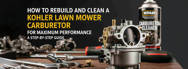How to Rebuild and Clean a Kohler Lawn Mower Carburetor for Maximum ...