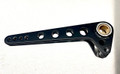 Black powdercoated Pan America shifter arm with 4 peg positions