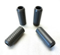 Grey Delrin replacement slider end for Bung King motorcycle sliders