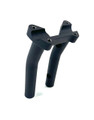 One-piece lower risers for 2025 Harley Davidson Street Bob – wrinkle black finish