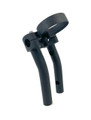 One-piece lower risers for 2025 Harley Street Bob with factory gauge mount