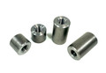 Pair of 7/16"-14 threaded weld nuts – 1018 mild steel for custom fabrication