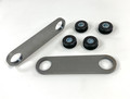 Vibration-reducing rubber gas tank mount kit with tabs and 5/16" I.D. sleeves