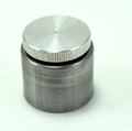 Custom weld-in filler neck with vented or non-vented aluminum cap, 1.25" tall mild steel bung, fits oil or gas tanks.