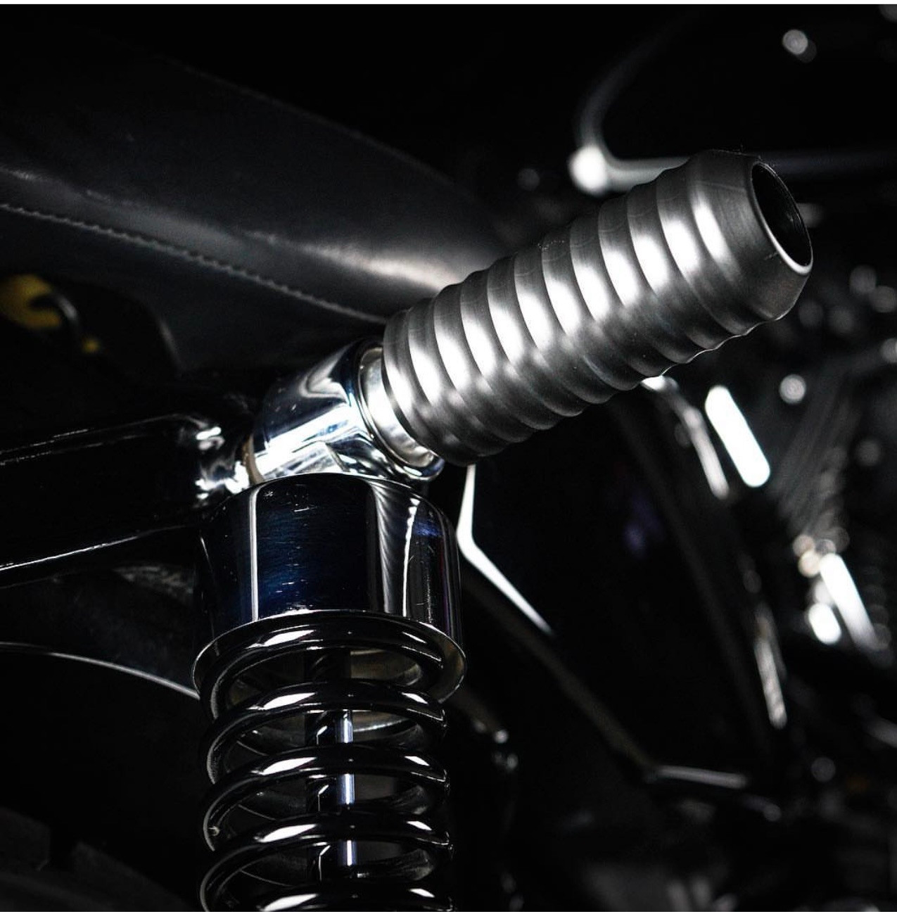 Delrin Frame Sliders for Harley Dyna, FXR & Sportster
