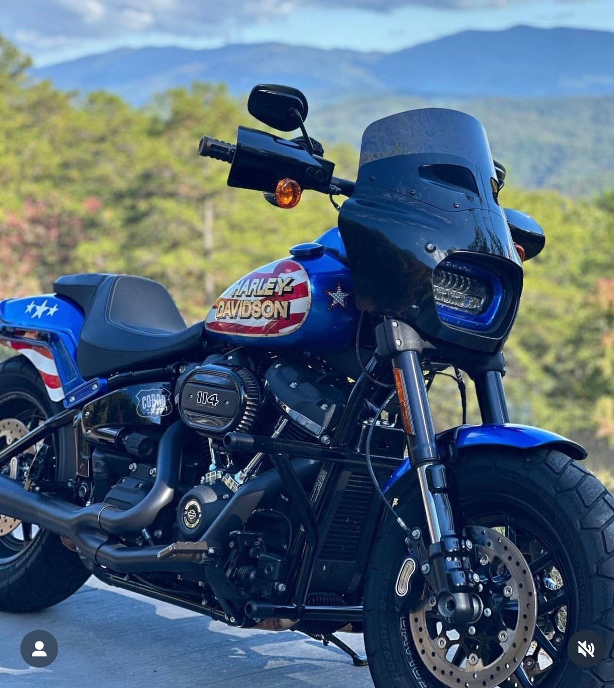 Crash Bar for 2018+ Harley Softail Fat Bob, Sport Glide & Softail