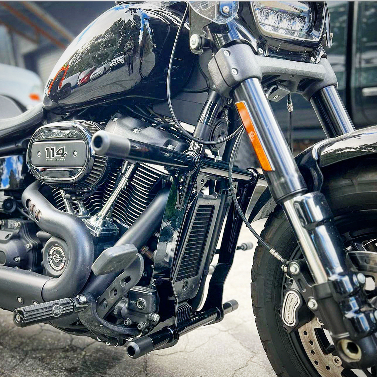 Dual-Step Crash Bar for 2018–2025 Harley-Davidson M8 Softail