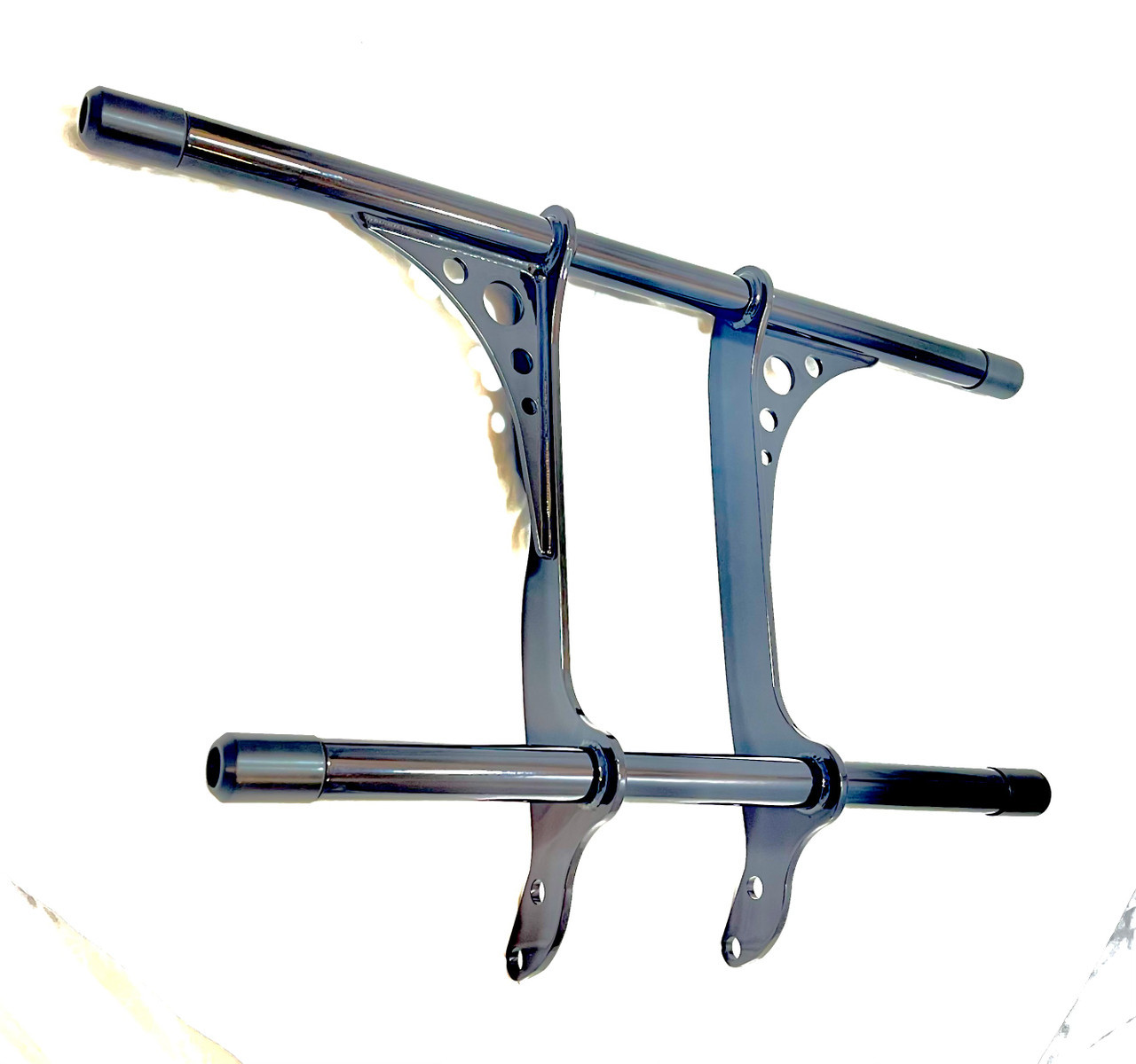 パーツ BungKing Highway Peg 2 Step Crash Bar Bung King 2 Step Crashbar for Harley Sportster 2004–2021