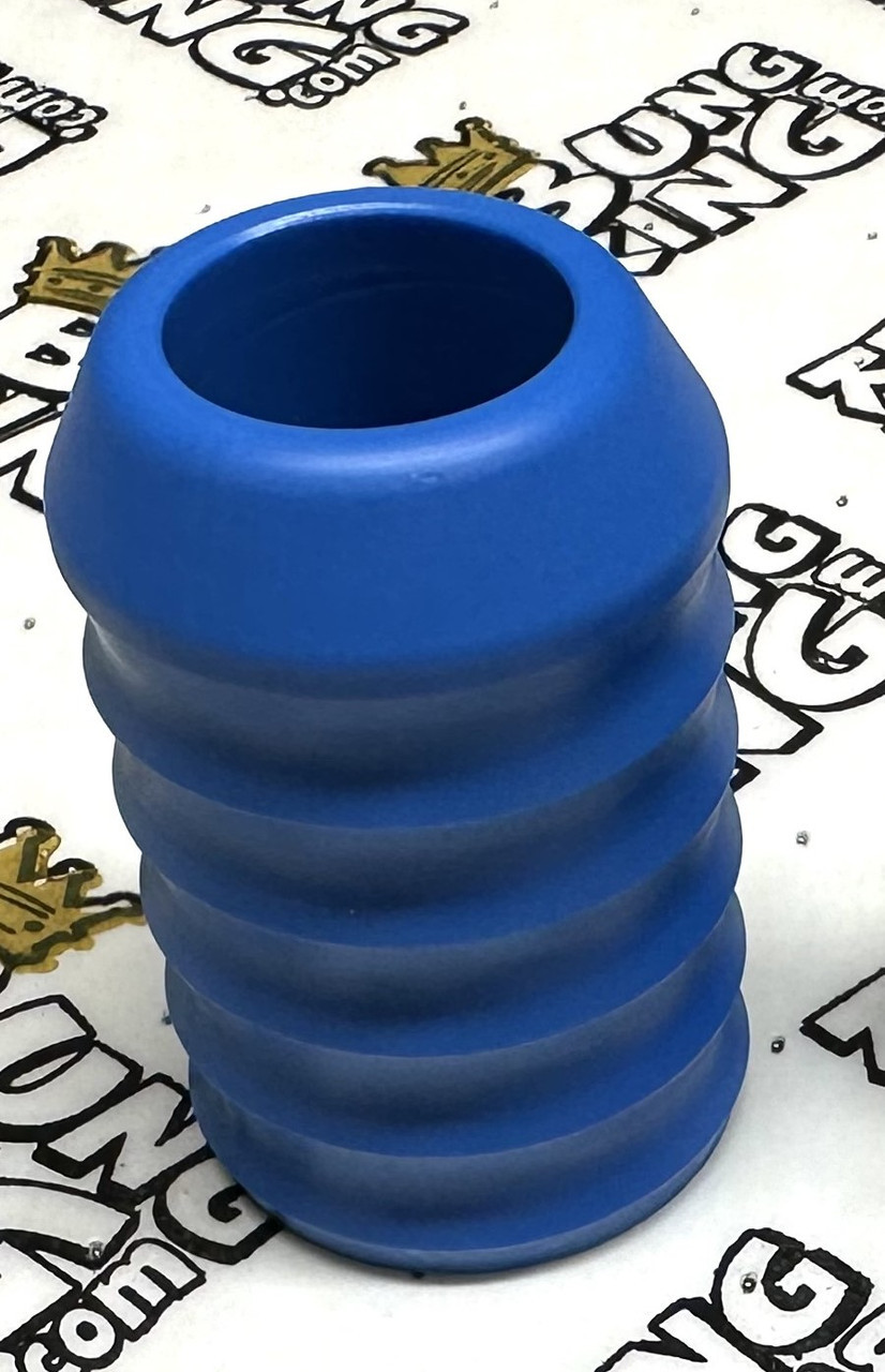 Blue Delrin Slider Ends | Bung King Crashbar & Highway Peg Replacement