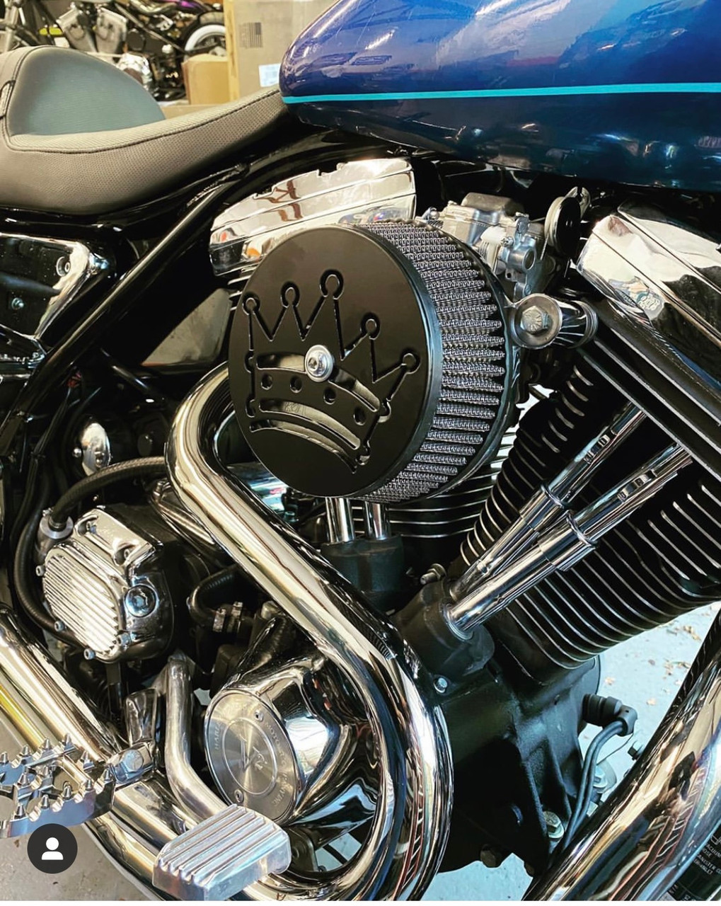 stage 1 air cleaner cover crown cutout