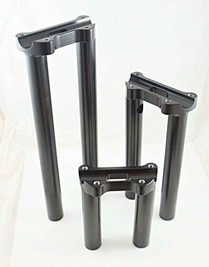 One Piece Lower Handlebar Risers for Harley-Davidson | Bung King