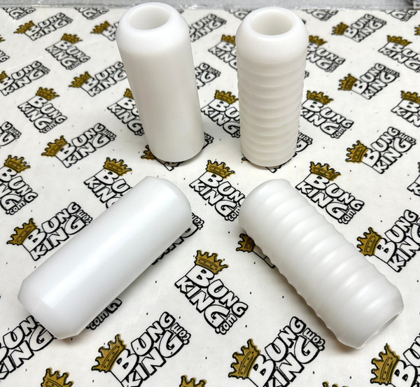 White Replacement shock slider end or passenger peg delrin