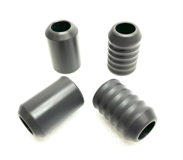 Grey Delrin Slider Ends for Highway Peg & Crashbars