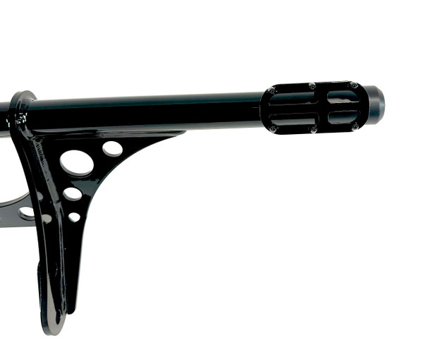 Crash Pad Pegs Installed on Harley-Davidson Highway Peg Bar
