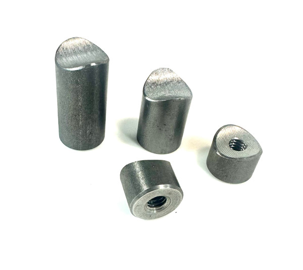 Weld-on coped bung for motorcycle and chassis fabrication