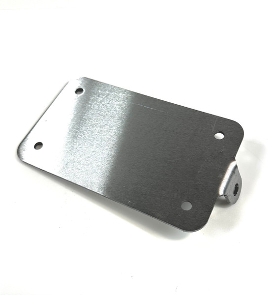 motorcycle universal license plate backing plate weld on backer with universal light mount