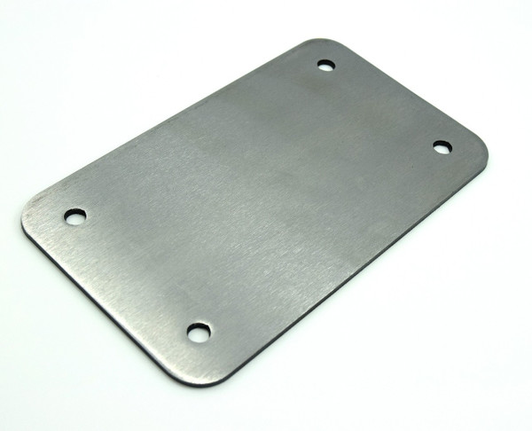 Bung King steel motorcycle license plate backing plate CNC cut
