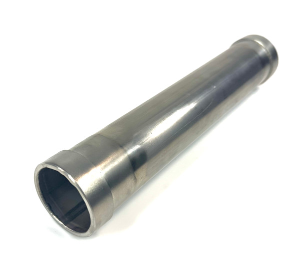 Stainless steel exhaust flange and tube for custom Harley exhaust fabrication