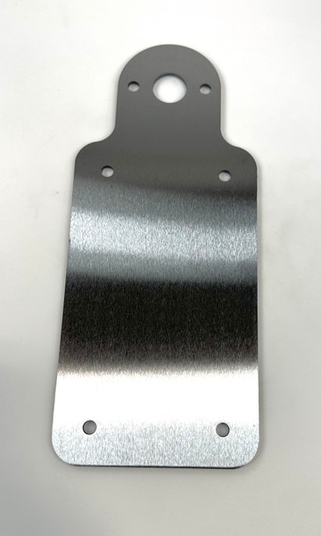 Universal license plate bracket with vertical mount for Ford 1932 tail light