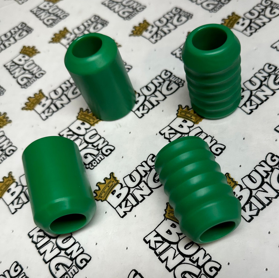 Bung King Green Delrin Replacement Slider Ends – Smooth or Textured Finish