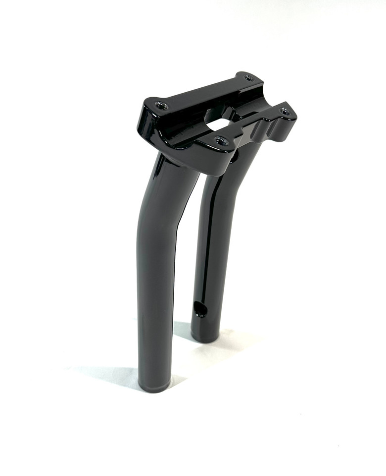 Detailed view of the One-Piece Lower Handlebar Riser showing design and finish, without the top clamp.
