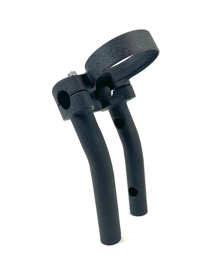 One-piece lower risers for 2025 Harley Street Bob with factory gauge mount