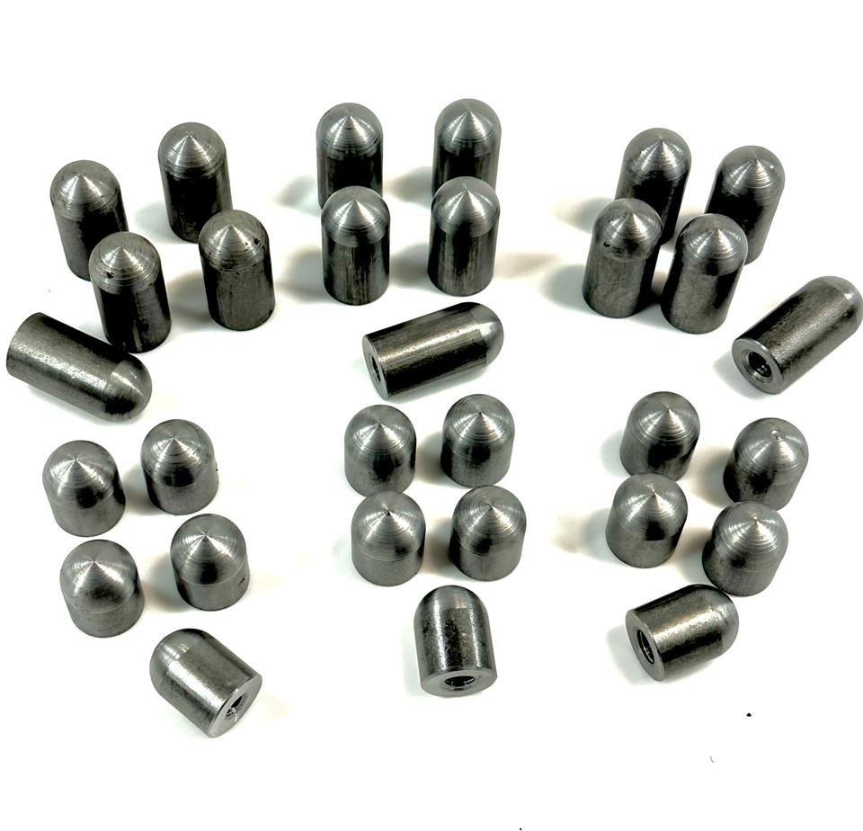Threaded bullet bung assortment kit with 30 blind bungs in various lengths and thread sizes