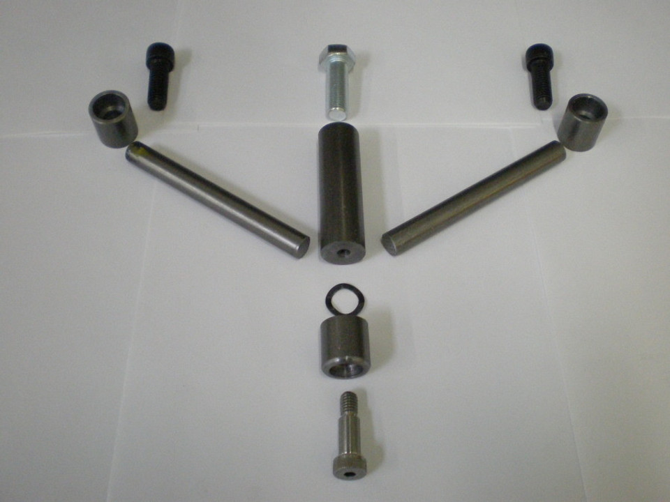 Jockey Shift Motor Mount Kit components for Harley-Davidson