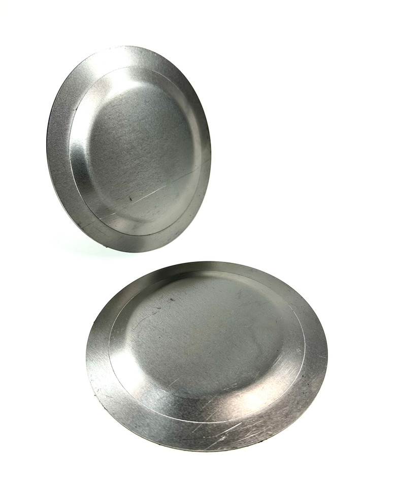 Weld-on flanged round oil tank endcap for 5" or 6" tube