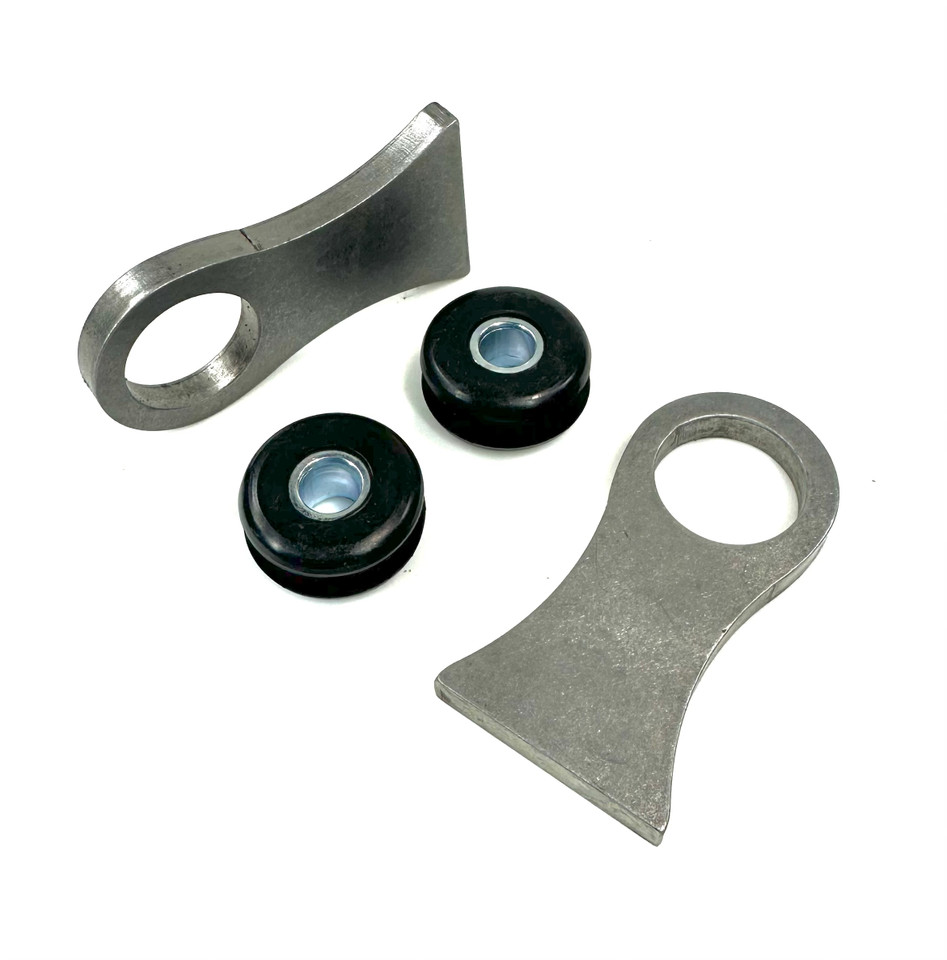 Custom Harley oil tank rubber mounting tabs, long style