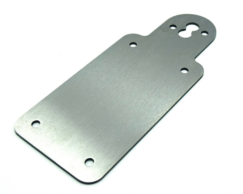 Universal license plate bracket for early Vincent tail light