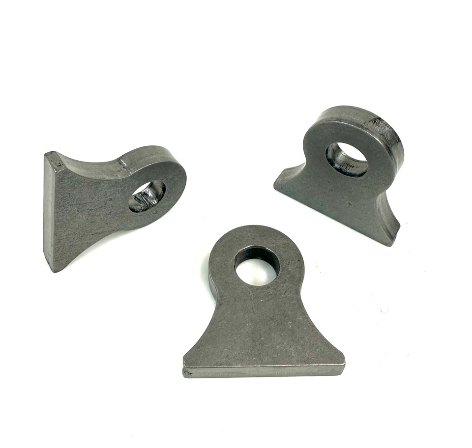 Bung King extra thick 1/4 inch weld-on hourglass mounting tab with 3/8 hole