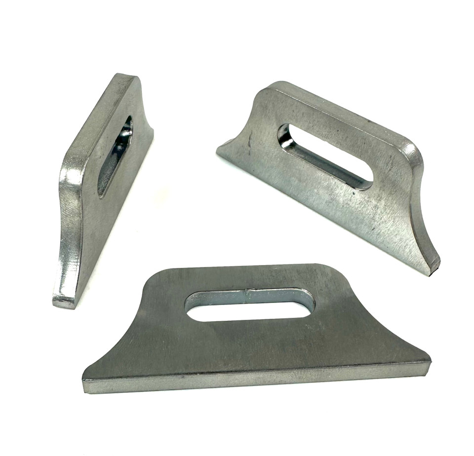 Bung King 1/4 inch thick weld-on mounting tab with 3/8 slotted hole