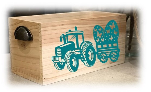 Easter Egg Tractor Box