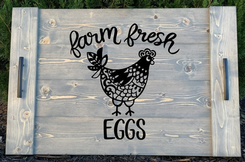 Stove Cover Farm Fresh Eggs